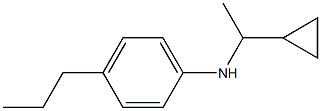 N-(1-cyclopropylethyl)-4-propylaniline