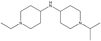 N-(1-ethylpiperidin-4-yl)-1-(propan-2-yl)piperidin-4-amine Structure