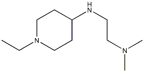 N'-(1-ethylpiperidin-4-yl)-N,N-dimethylethane-1,2-diamine,,结构式