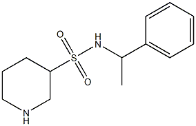 N-(1-phenylethyl)piperidine-3-sulfonamide