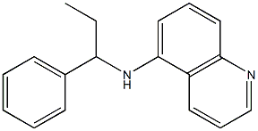 N-(1-phenylpropyl)quinolin-5-amine Struktur