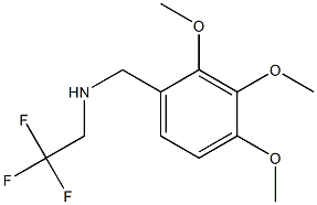 N-(2,2,2-trifluoroethyl)-N-(2,3,4-trimethoxybenzyl)amine Structure