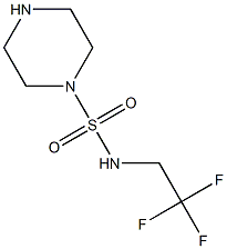 N-(2,2,2-trifluoroethyl)piperazine-1-sulfonamide Structure