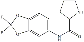 N-(2,2-difluoro-2H-1,3-benzodioxol-5-yl)pyrrolidine-2-carboxamide Structure