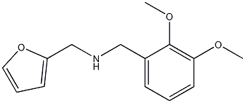 N-(2,3-dimethoxybenzyl)-N-(2-furylmethyl)amine Structure