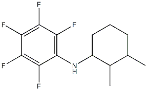 N-(2,3-dimethylcyclohexyl)-2,3,4,5,6-pentafluoroaniline Structure