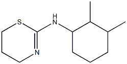 N-(2,3-dimethylcyclohexyl)-5,6-dihydro-4H-1,3-thiazin-2-amine 结构式