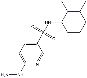 N-(2,3-dimethylcyclohexyl)-6-hydrazinylpyridine-3-sulfonamide