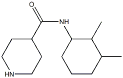 N-(2,3-dimethylcyclohexyl)piperidine-4-carboxamide 结构式