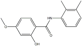 N-(2,3-dimethylphenyl)-2-hydroxy-4-methoxybenzamide Struktur