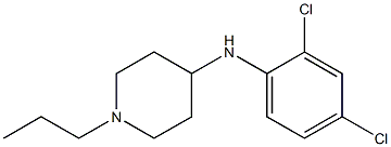 N-(2,4-dichlorophenyl)-1-propylpiperidin-4-amine Struktur