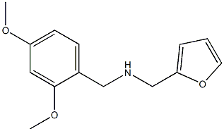 N-(2,4-dimethoxybenzyl)-N-(2-furylmethyl)amine 结构式