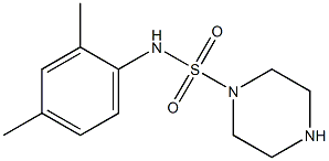 N-(2,4-dimethylphenyl)piperazine-1-sulfonamide Struktur