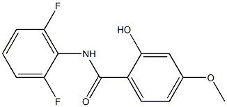N-(2,6-difluorophenyl)-2-hydroxy-4-methoxybenzamide Structure