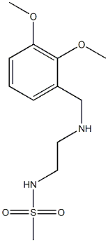 N-(2-{[(2,3-dimethoxyphenyl)methyl]amino}ethyl)methanesulfonamide Structure