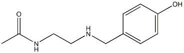 N-(2-{[(4-hydroxyphenyl)methyl]amino}ethyl)acetamide Structure