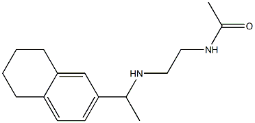 N-(2-{[1-(5,6,7,8-tetrahydronaphthalen-2-yl)ethyl]amino}ethyl)acetamide