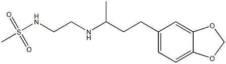 N-(2-{[4-(2H-1,3-benzodioxol-5-yl)butan-2-yl]amino}ethyl)methanesulfonamide