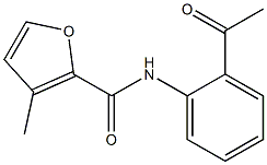 N-(2-acetylphenyl)-3-methyl-2-furamide