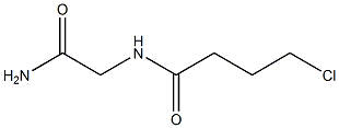 N-(2-amino-2-oxoethyl)-4-chlorobutanamide Structure