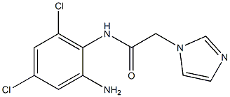 N-(2-amino-4,6-dichlorophenyl)-2-(1H-imidazol-1-yl)acetamide Structure