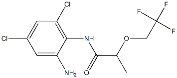 N-(2-amino-4,6-dichlorophenyl)-2-(2,2,2-trifluoroethoxy)propanamide|