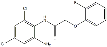  N-(2-amino-4,6-dichlorophenyl)-2-(2-fluorophenoxy)acetamide