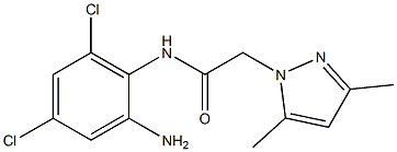 N-(2-amino-4,6-dichlorophenyl)-2-(3,5-dimethyl-1H-pyrazol-1-yl)acetamide