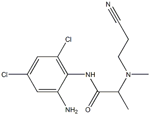  N-(2-amino-4,6-dichlorophenyl)-2-[(2-cyanoethyl)(methyl)amino]propanamide