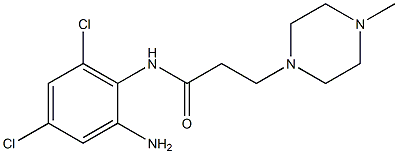  N-(2-amino-4,6-dichlorophenyl)-3-(4-methylpiperazin-1-yl)propanamide