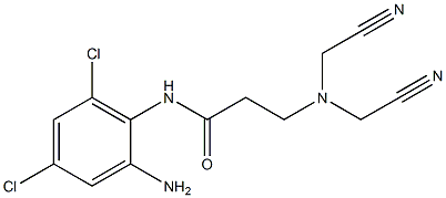  N-(2-amino-4,6-dichlorophenyl)-3-[bis(cyanomethyl)amino]propanamide