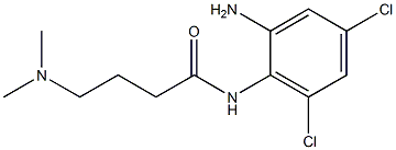 N-(2-amino-4,6-dichlorophenyl)-4-(dimethylamino)butanamide Structure