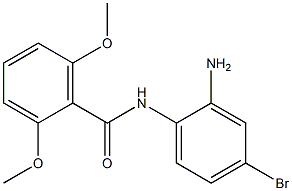 N-(2-amino-4-bromophenyl)-2,6-dimethoxybenzamide,,结构式