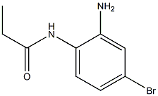 N-(2-amino-4-bromophenyl)propanamide 化学構造式