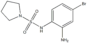 N-(2-amino-4-bromophenyl)pyrrolidine-1-sulfonamide Structure