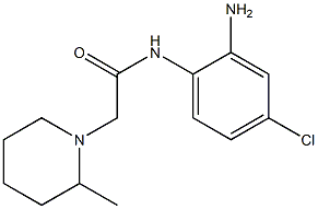 N-(2-amino-4-chlorophenyl)-2-(2-methylpiperidin-1-yl)acetamide Structure