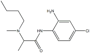 N-(2-amino-4-chlorophenyl)-2-[butyl(methyl)amino]propanamide,,结构式