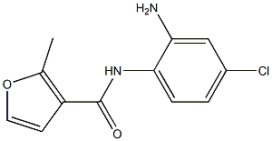 N-(2-amino-4-chlorophenyl)-2-methyl-3-furamide Struktur