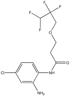 N-(2-amino-4-chlorophenyl)-3-(2,2,3,3-tetrafluoropropoxy)propanamide Structure