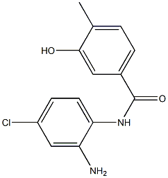 N-(2-amino-4-chlorophenyl)-3-hydroxy-4-methylbenzamide Structure