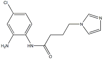 N-(2-amino-4-chlorophenyl)-4-(1H-imidazol-1-yl)butanamide,,结构式