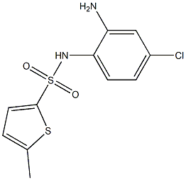 N-(2-amino-4-chlorophenyl)-5-methylthiophene-2-sulfonamide Struktur