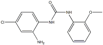 N-(2-amino-4-chlorophenyl)-N'-(2-methoxyphenyl)urea 结构式