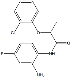 N-(2-amino-4-fluorophenyl)-2-(2-chlorophenoxy)propanamide Structure