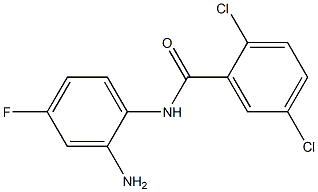 N-(2-amino-4-fluorophenyl)-2,5-dichlorobenzamide Struktur