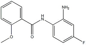 N-(2-amino-4-fluorophenyl)-2-methoxybenzamide,,结构式