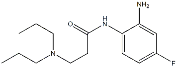 N-(2-amino-4-fluorophenyl)-3-(dipropylamino)propanamide Structure