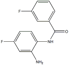 N-(2-amino-4-fluorophenyl)-3-fluorobenzamide Struktur