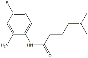 N-(2-amino-4-fluorophenyl)-4-(dimethylamino)butanamide 结构式