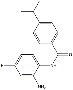 N-(2-amino-4-fluorophenyl)-4-(propan-2-yl)benzamide Struktur